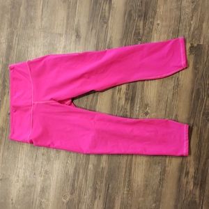 Neon pink fabletics leggings